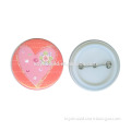 wholesale heart shape round custom pin badge ,tin button badge